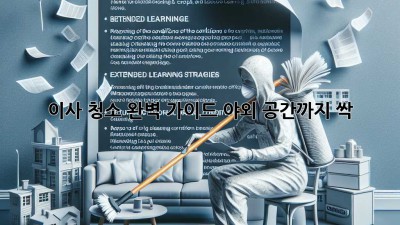 이사 청소 완벽 가이드✨: 야외 공간까지 싹!🧹